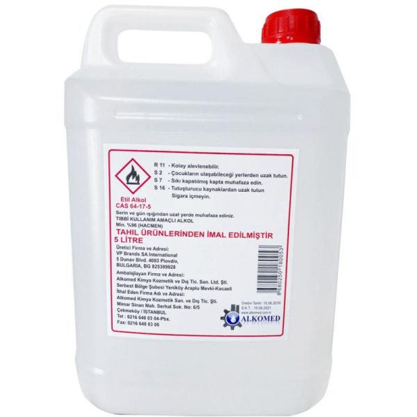 1 Adet 5 Litre Alkomed