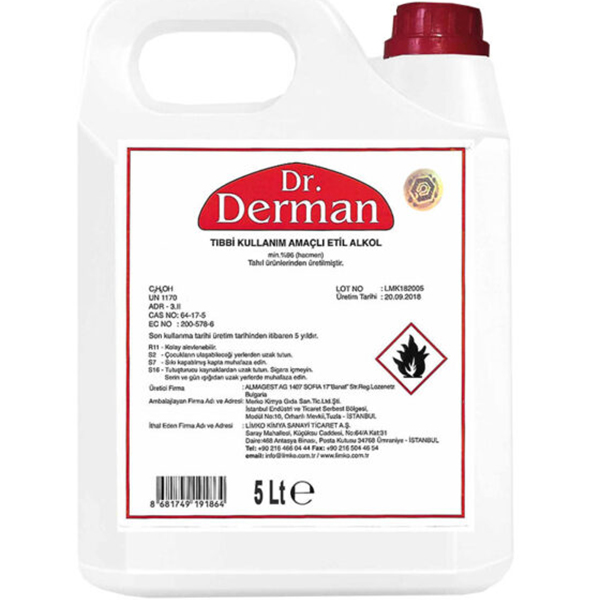 1 Adet 5 Litre Dr Derman